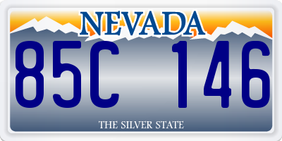 NV license plate 85C146