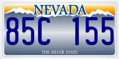 NV license plate 85C155