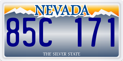 NV license plate 85C171
