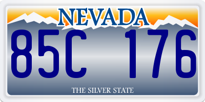 NV license plate 85C176