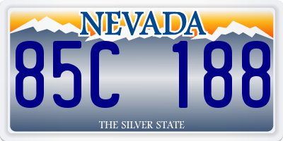 NV license plate 85C188