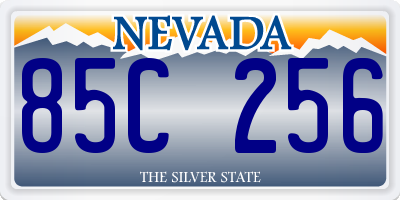 NV license plate 85C256