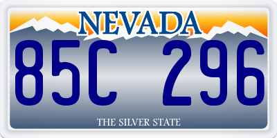 NV license plate 85C296