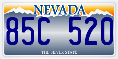 NV license plate 85C520