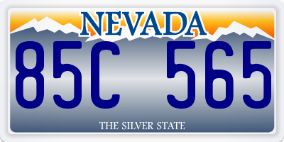 NV license plate 85C565