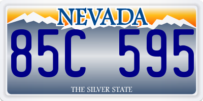 NV license plate 85C595
