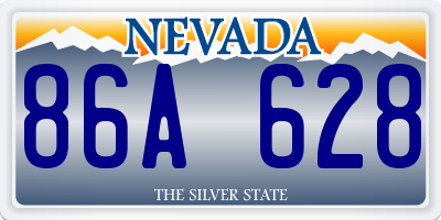NV license plate 86A628