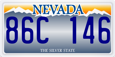 NV license plate 86C146