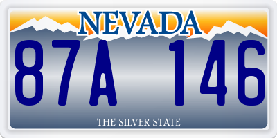 NV license plate 87A146