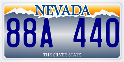 NV license plate 88A440