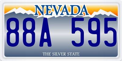 NV license plate 88A595