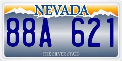 NV license plate 88A621