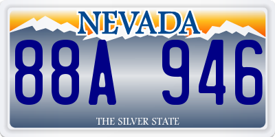 NV license plate 88A946
