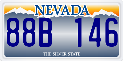 NV license plate 88B146