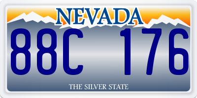 NV license plate 88C176