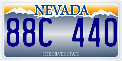 NV license plate 88C440