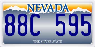 NV license plate 88C595