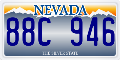 NV license plate 88C946