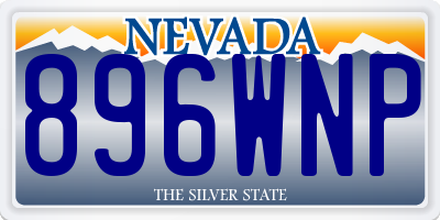 NV license plate 896WNP