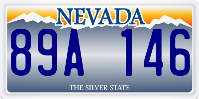 NV license plate 89A146