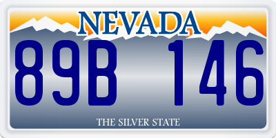 NV license plate 89B146