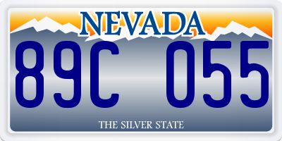 NV license plate 89C055