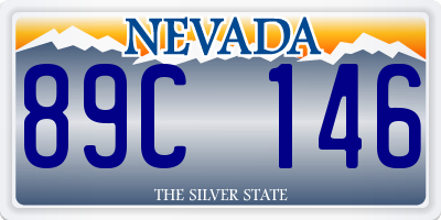 NV license plate 89C146