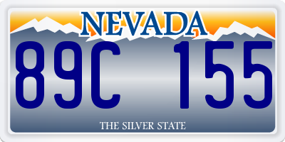 NV license plate 89C155