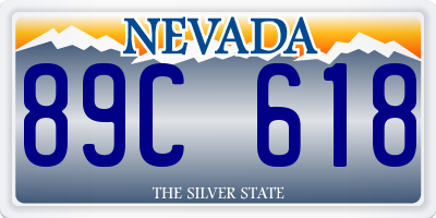 NV license plate 89C618