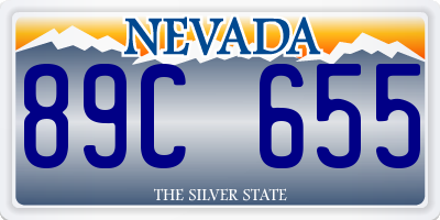 NV license plate 89C655