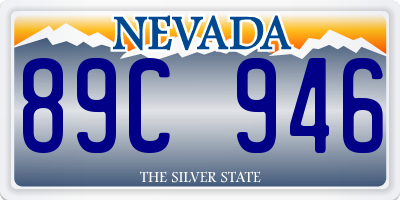 NV license plate 89C946