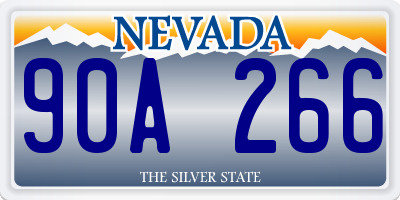 NV license plate 90A266