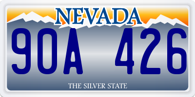 NV license plate 90A426