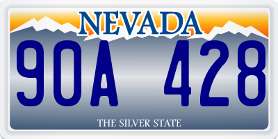 NV license plate 90A428