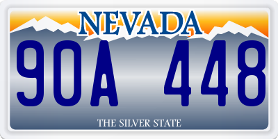 NV license plate 90A448