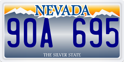 NV license plate 90A695
