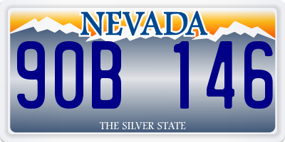 NV license plate 90B146