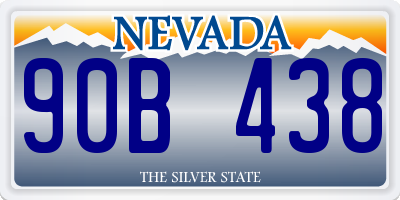 NV license plate 90B438