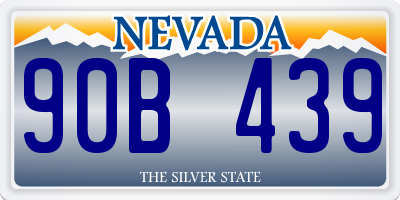 NV license plate 90B439