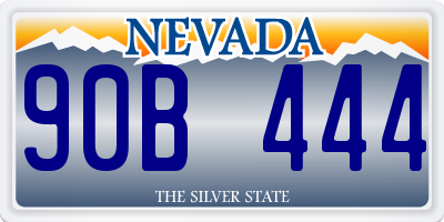NV license plate 90B444