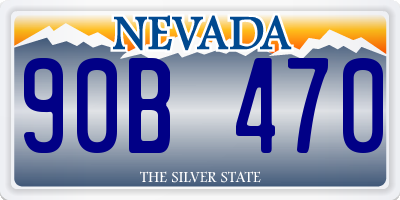 NV license plate 90B470