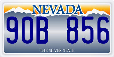 NV license plate 90B856