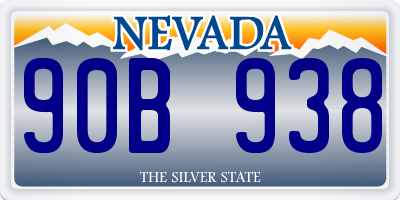 NV license plate 90B938