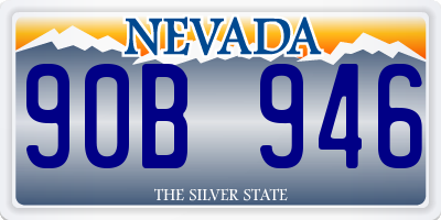 NV license plate 90B946