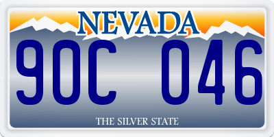 NV license plate 90C046