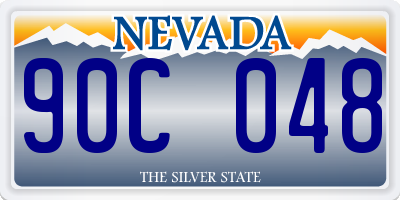 NV license plate 90C048