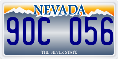 NV license plate 90C056