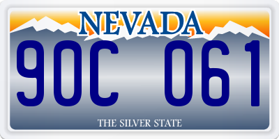 NV license plate 90C061