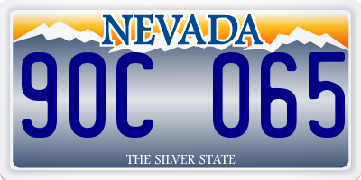 NV license plate 90C065