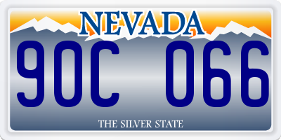 NV license plate 90C066